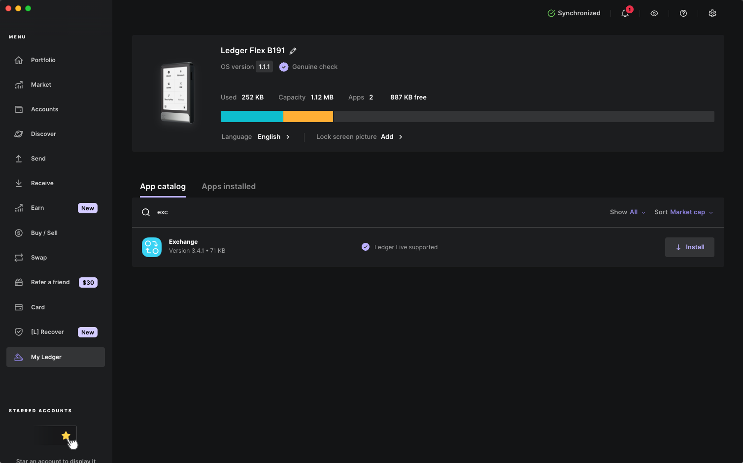 Ledger live mobile app
