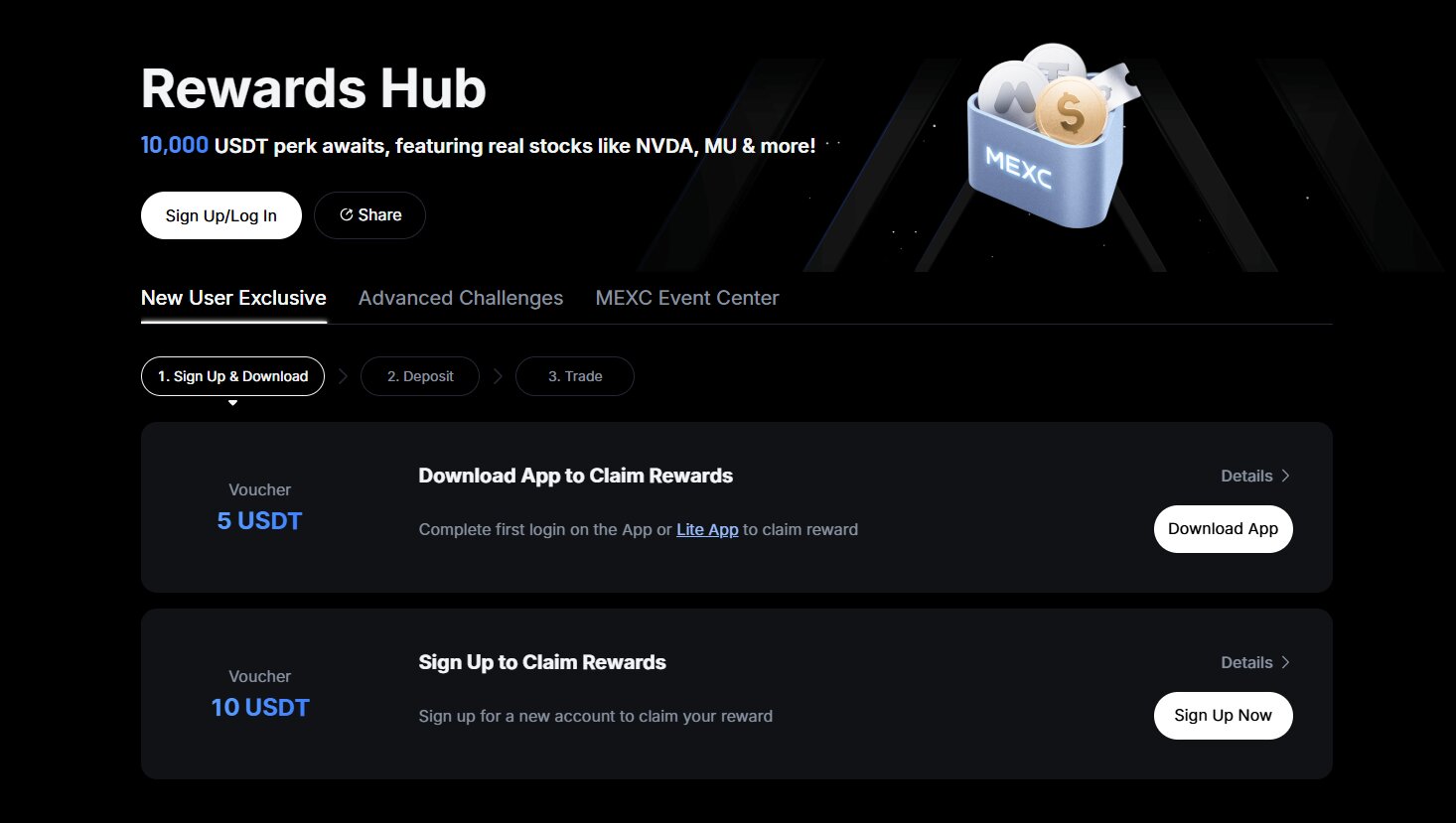 MEXC rewards hub bonus
